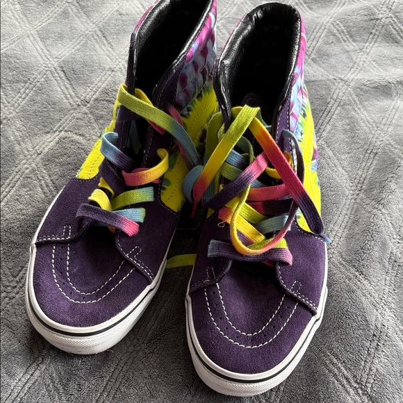 Vans Multicolor Tie-Dye High-Top Sneakers - Picture 3 of 4
